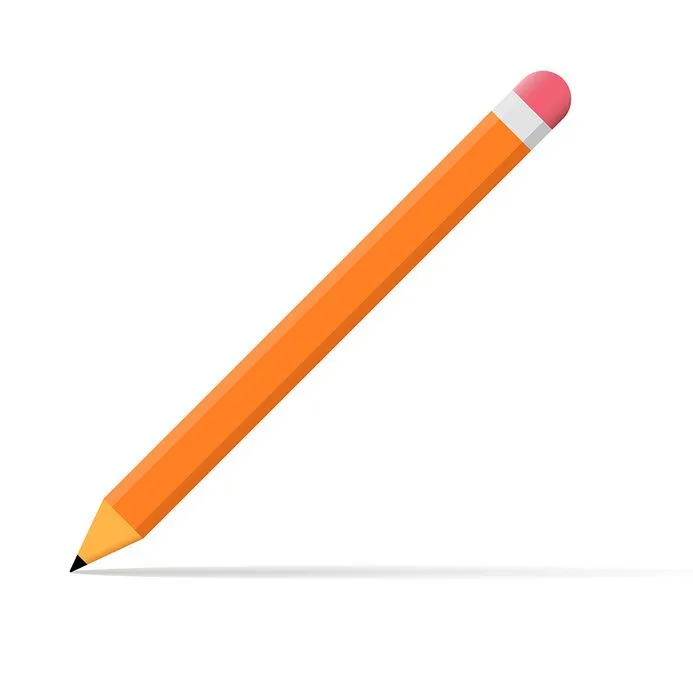 Hình ảnh cây bút chì file vector mẫu HH86