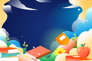 Background bé học môn toán file vector mẫu KS247