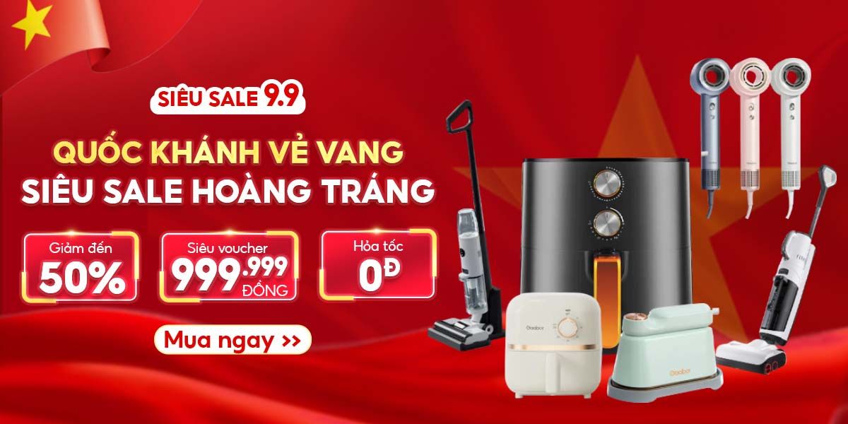 Banner sale giảm giá ngày quốc khánh file PSD mẫu CR1381