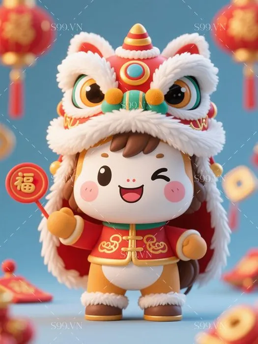 Tết Việt Hình Minh Họa Chú Ngựa Đáng Yêu Đón Xuân Giáp Ngọ