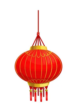 Hình ảnh đèn lồng đỏ file vector mẫu KS775