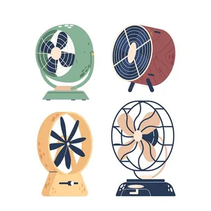 Bộ sưu tập quạt điện file vector mẫu OC75