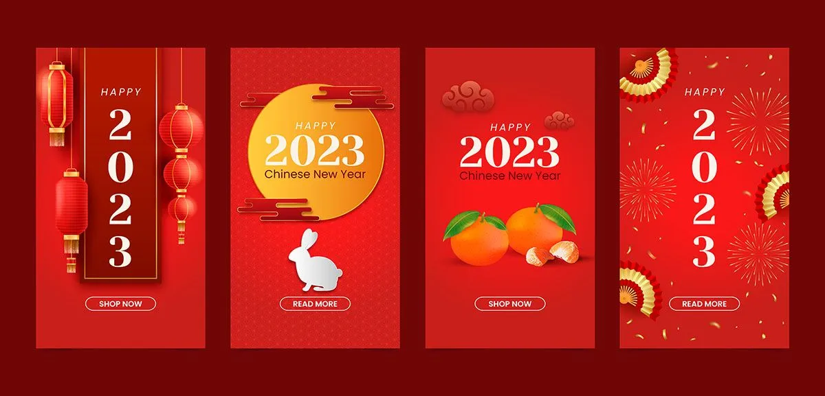 Poster Tết 2023 - Chúc Mừng Năm Mới Qúy Mão