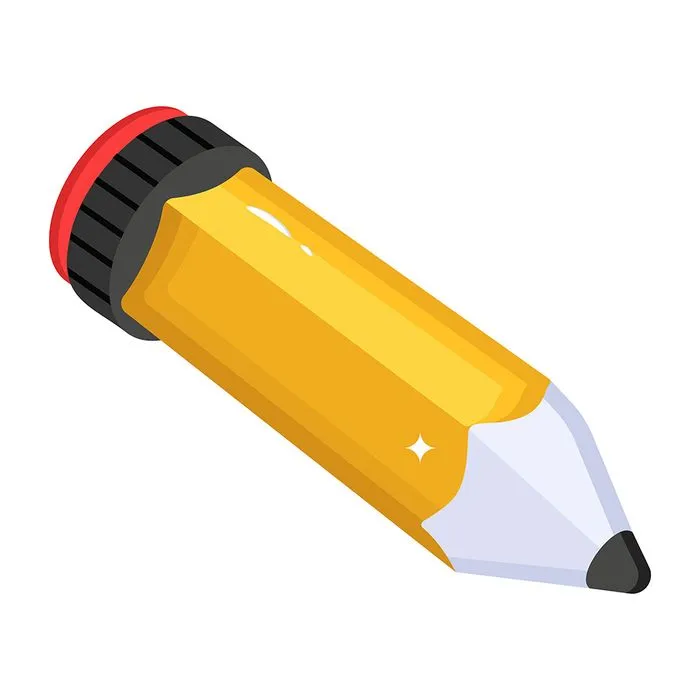 Hình ảnh cây bút chì file vector mẫu HH108
