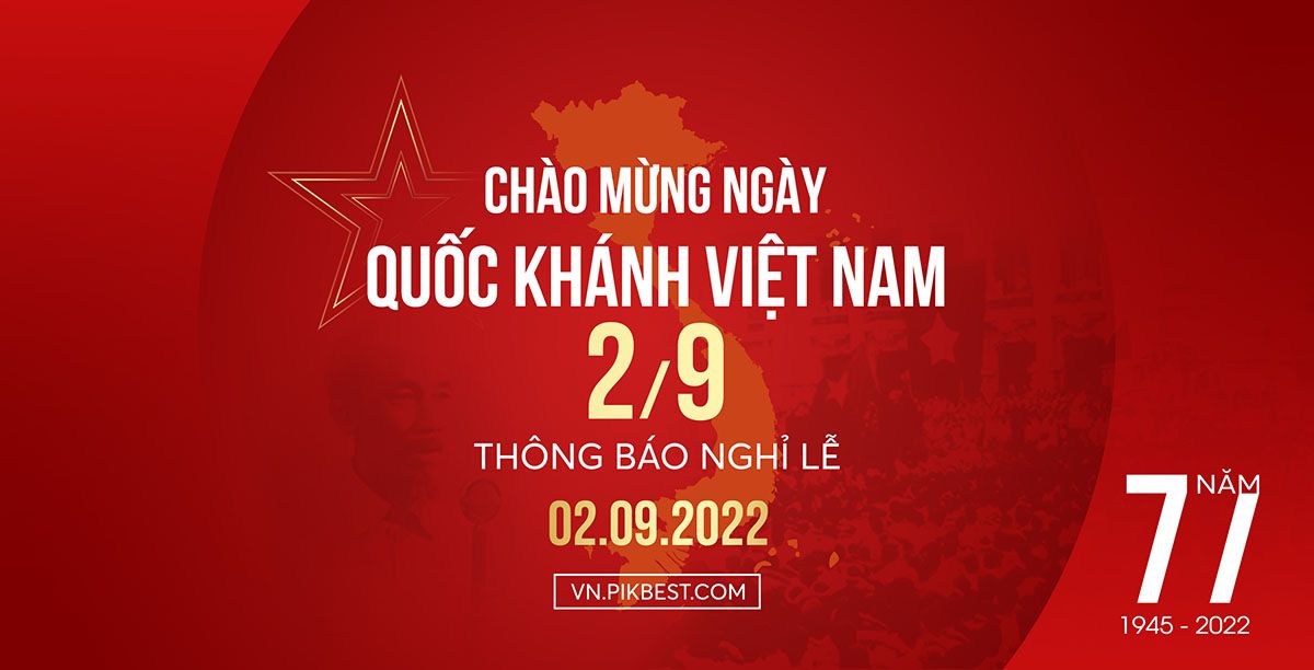 Banner chào mừng ngày quốc khánh 2-9 file PSD mẫu CR1342