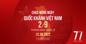 Banner chào mừng ngày quốc khánh 2-9 file PSD mẫu CR1342