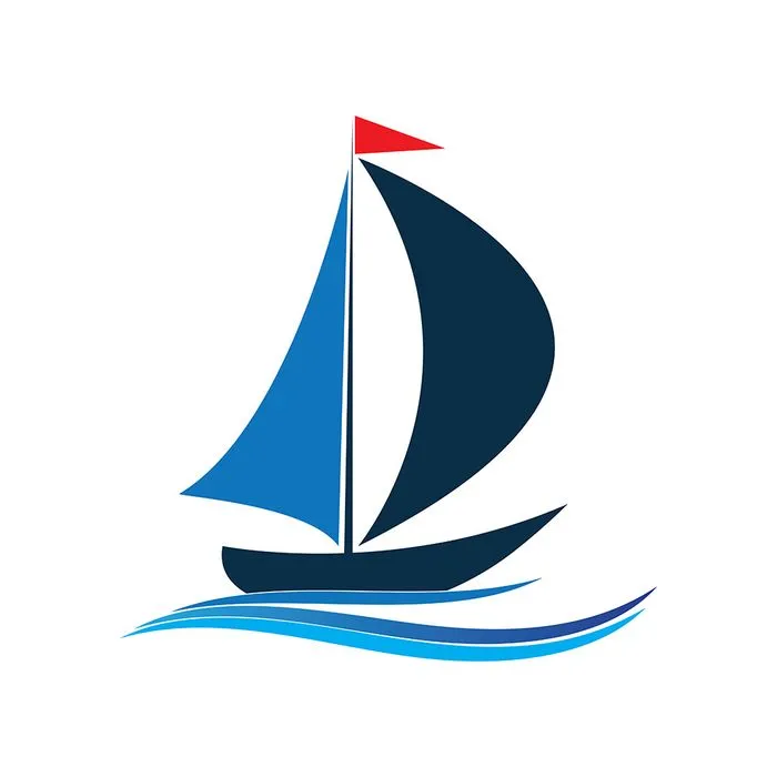 Hình ảnh cánh buồm ra khơi file vector mẫu HH214