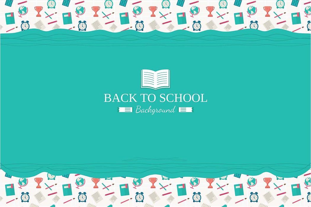 Background bé học tập edu file vector mẫu CR238