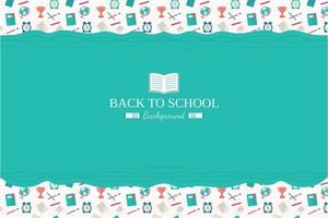 Background bé học tập edu file vector mẫu CR238