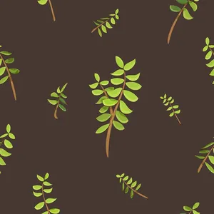 Cành Lá Xanh - Hình Minh Họa Vector EPS