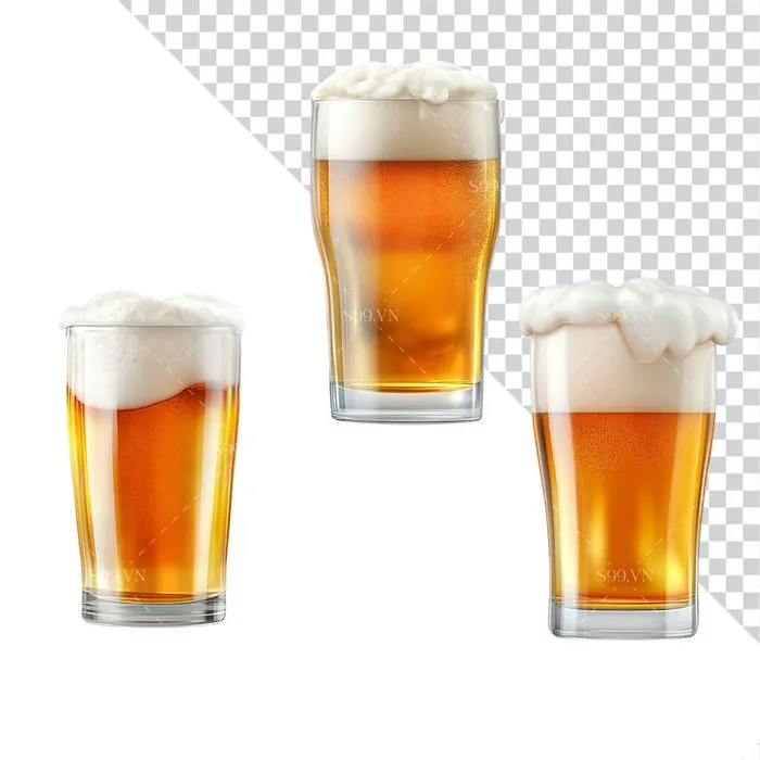 Hình ảnh cốc bia PNG mẫu KS427