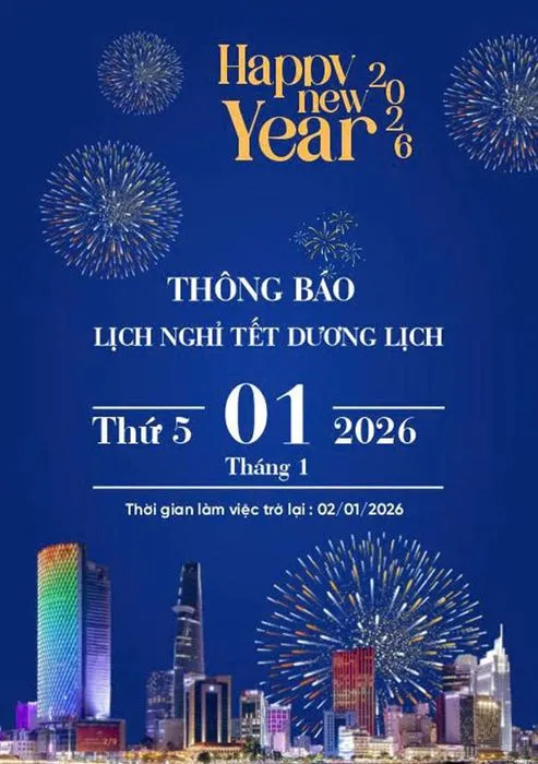 Thư Mời Tết 2026 - Lịch Nghỉ Tết Dương Lịch Vector CDR