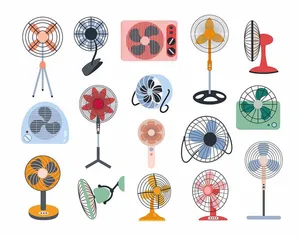 Bộ sưu tập quạt điện file vector mẫu OC73