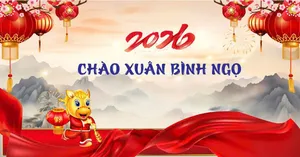 Banner Tết 2026 Chào Xuân Bính Ngọ – Thiết kế Vector CDR