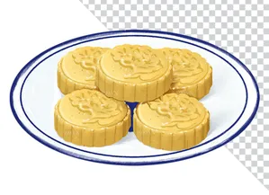 Bánh Trung Thu Minh Họa Dạng PNG - Tuyệt Đẹp Cho Mọi Thiết Kế