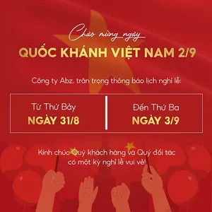 Banner thông báo lịch nghỉ lễ quốc khánh 2-9 file PSD mẫu KT110