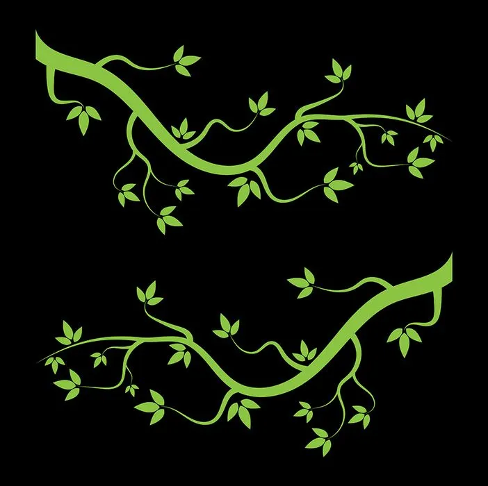 Cành Lá Xanh Tươi - Hình Minh Họa Vector EPS Độc Đáo