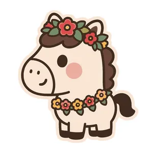 Linh Vật Ngựa Tết Bính Ngọ 2026 - Hình Minh Họa Vector Dễ Thương