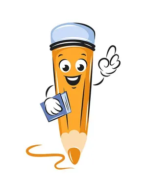 Hình ảnh cây bút chì file vector mẫu HH12