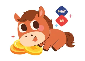 Ngựa Linh Vật Tết 2026 Phong Cách Hoạt Hình Dễ Thương - File Vector EPS