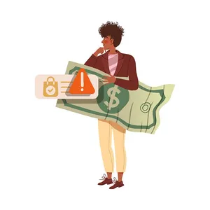 Hình ảnh người lừa đảo qua điện thoại file vector mẫu LD30