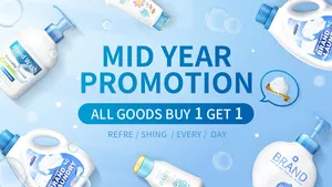 Banner Khuyến Mãi Mỹ Phẩm Mid-Year Sale – File PSD Đa Năng