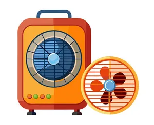 Hình ảnh cái quạt điện file vector mẫu OC70