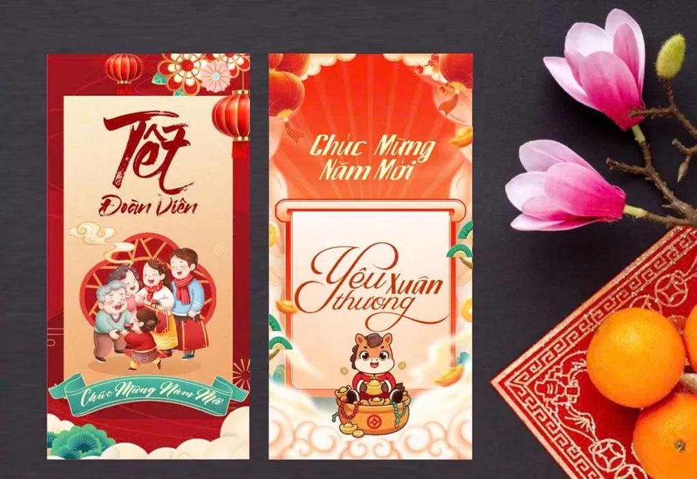 Mẫu Lì Xì Tết 2026 Phong Cách Truyền Thống - File CDR Độc Đáo