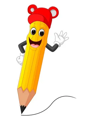 Hình ảnh cây bút chì file vector mẫu HH10