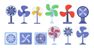 Bộ sưu tập quạt điện file vector mẫu OC77