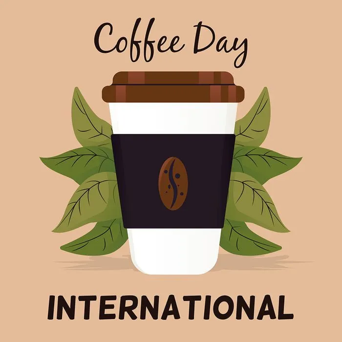 Poster cốc cafe file vector mẫu KS829