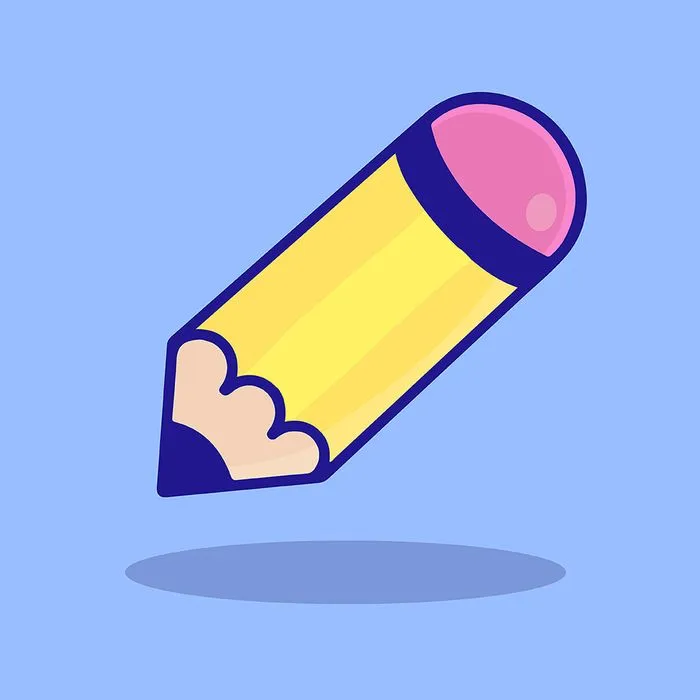 Hình ảnh cây bút chì file vector mẫu HH52