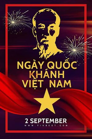 Poster chào mừng ngày quốc khánh 2-9 file PSD mẫu CR1359