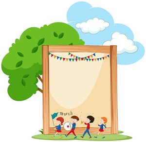 Background bé học tập edu file vector mẫu CR217