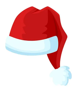 Hình ảnh chiếc mũ ông già noel file vector mẫu CR1838