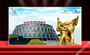 Backdrop Biểu Tượng Du Lịch Điện Biên Phủ - CDR Chất Lượng Cao