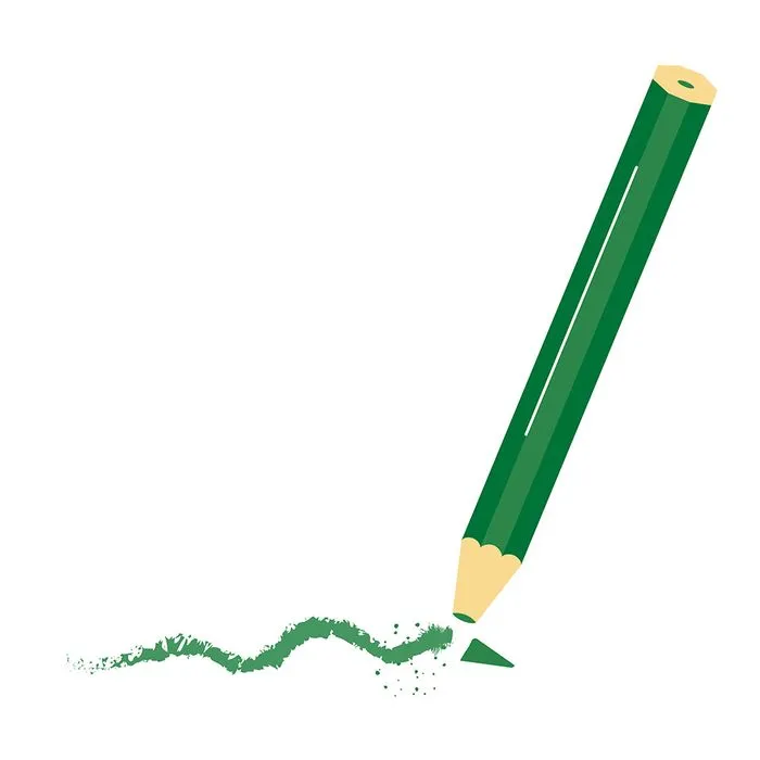 Hình ảnh cây bút chì file vector mẫu HH116