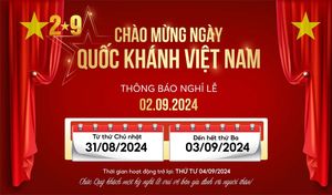 Banner chào mừng ngày lễ lớn của dân tộc file PSD mẫu CR1335