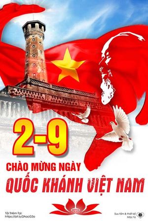 Poster chào mừng ngày quốc khánh 2/9 file PSD mẫu CR1322