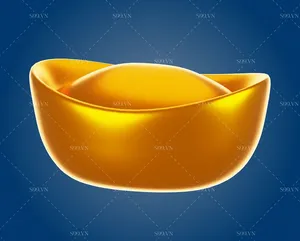 Hình vẽ đĩnh vàng file JPG mẫu CR1892