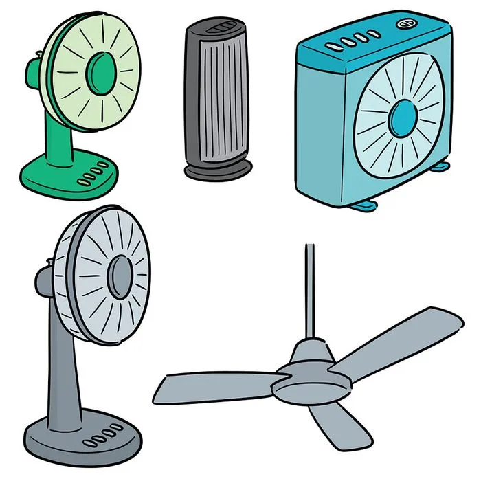 Bộ sưu tập quạt file vector mẫu OC41