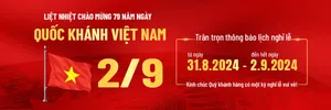 Banner thông báo lịch nghỉ lễ quốc khánh file PSD mẫu KT59