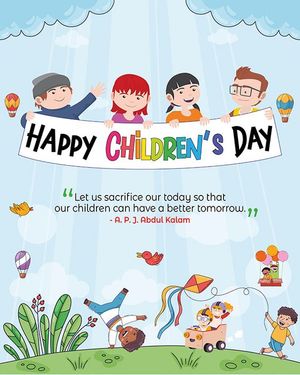 Poster trẻ em vui chơi file vector mẫu CR1172