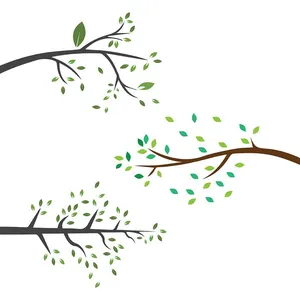 Cành Lá Xanh Tươi - Hình Minh Họa Vector EPS Độc Đáo