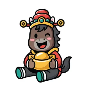 Linh Vật Ngựa Tết Bính Ngọ 2026 - Hình Minh Họa Vector Dễ Thương