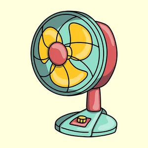 Hình ảnh cái quạt file vector mẫu OC57