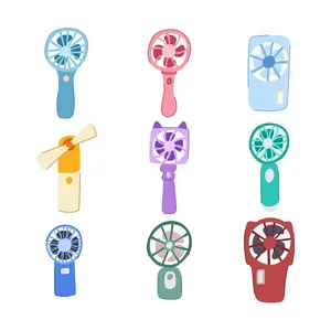Hình ảnh cái quạt điện cầm tay file vector mẫu OC97