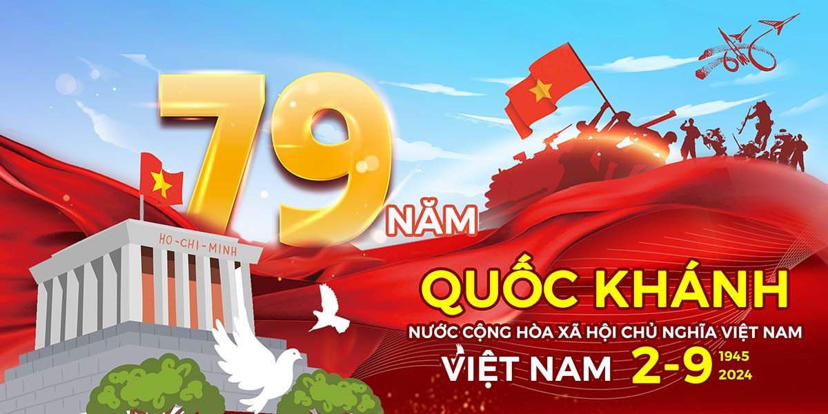 Banner chào mừng kỉ niệm ngày Quốc khánh 2-9 file PSD mẫu CR1007