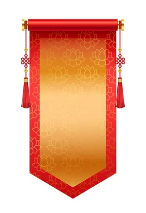 Câu Đối Tết Cuộn Họa Tiết Hoa Sen – File Vector EPS