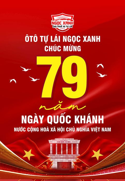 Poster chào mừng 79 năm ngày quốc khánh 2-9 file CDR mẫu CR1353